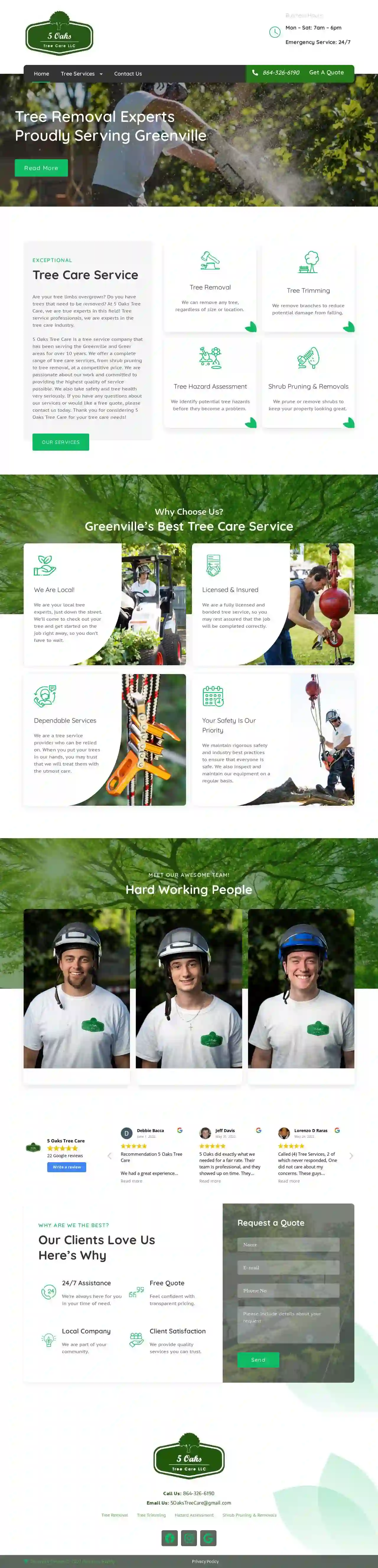 5 Oaks Tree Care, LLC