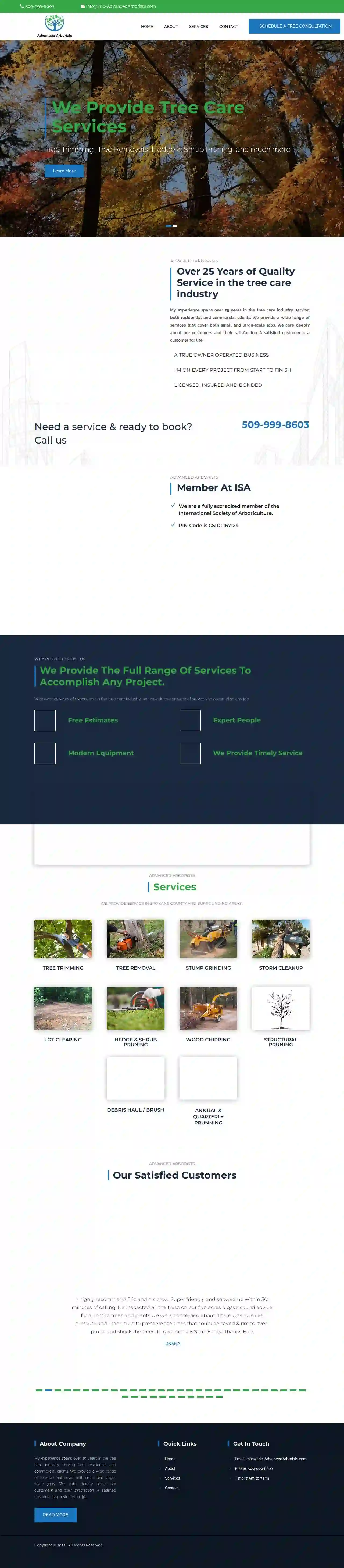 Advanced Arborists Tree Service