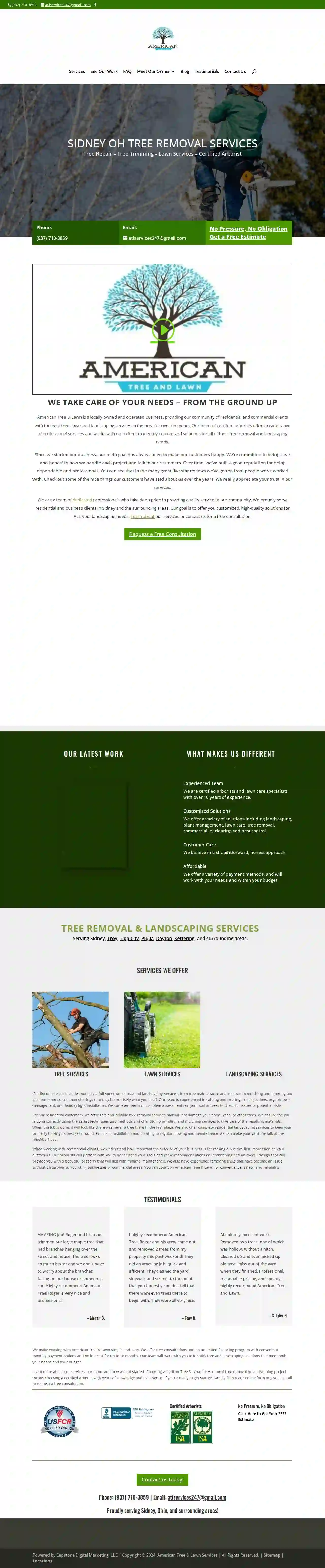 American Tree And Lawn Services