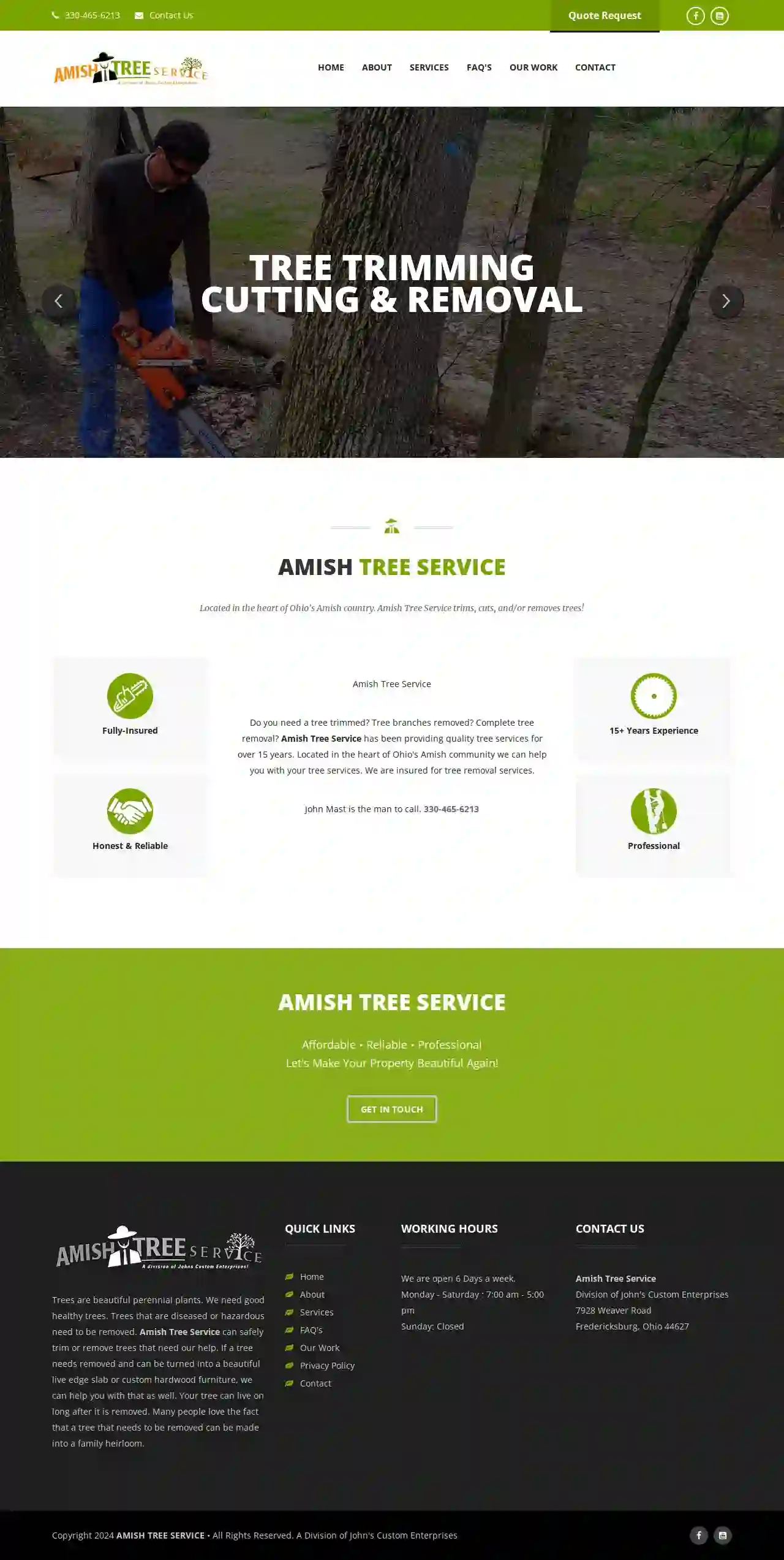 Amish Tree Service