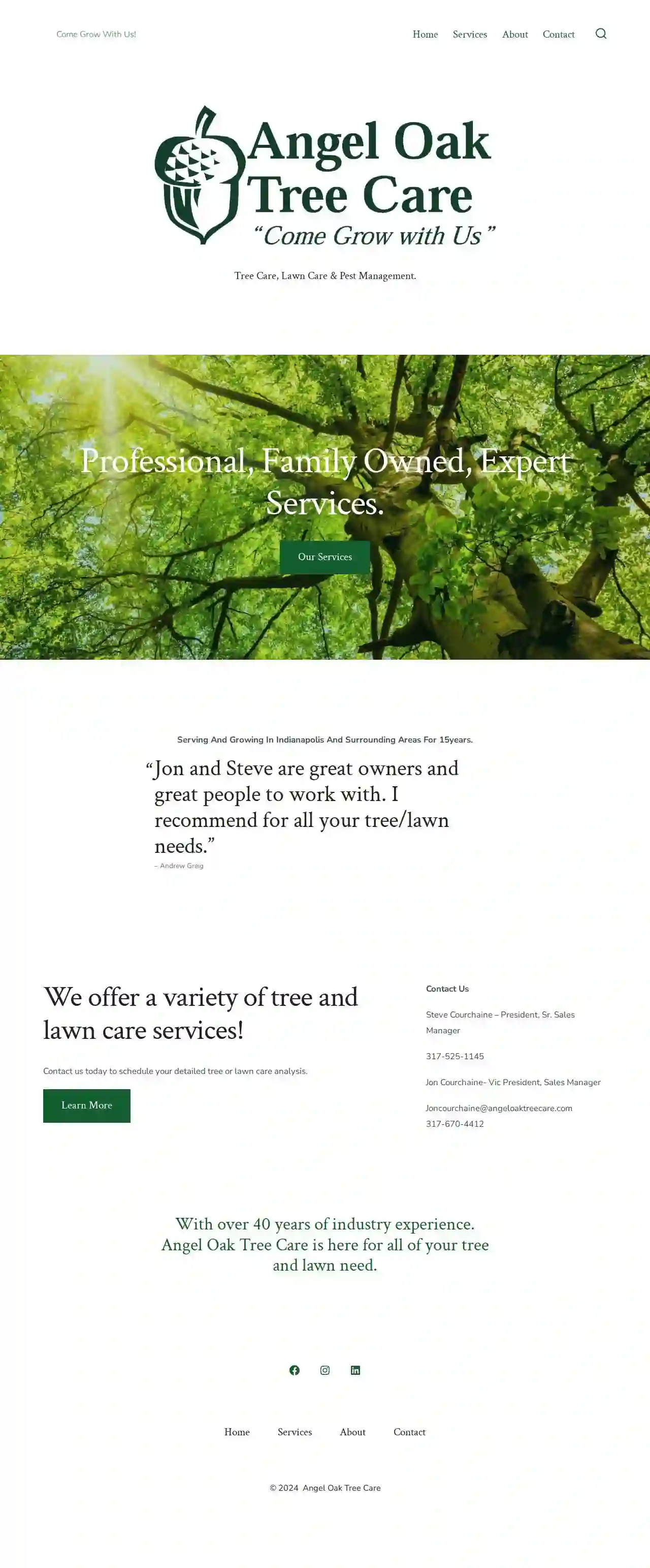 Angel Oak Tree Care Inc