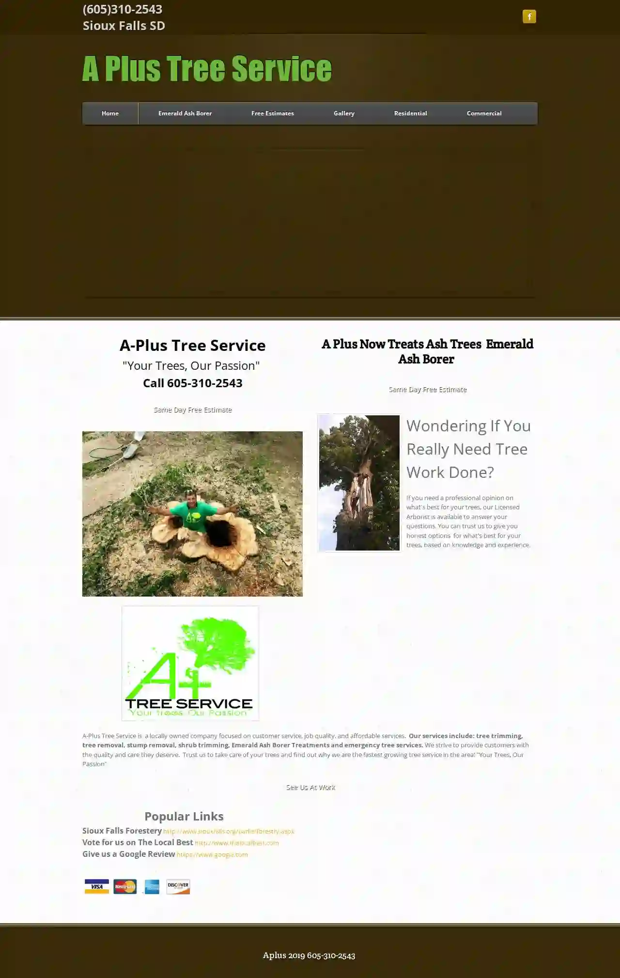 A Plus Tree Service Sioux Falls