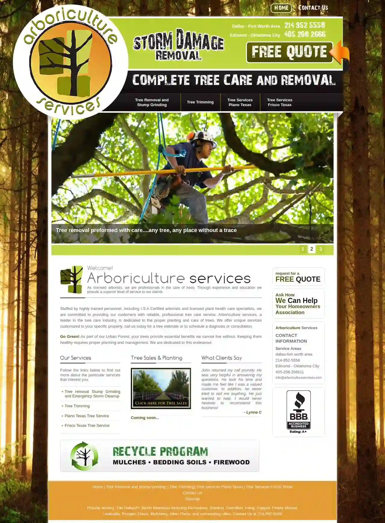 Arboriculture Tree Service Frisco