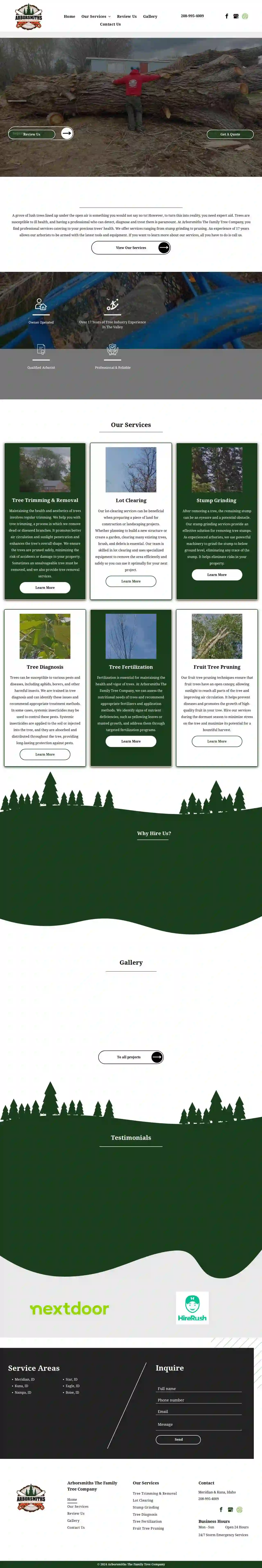 ARBORSMITHS THE FAMILY TREE COMPANY