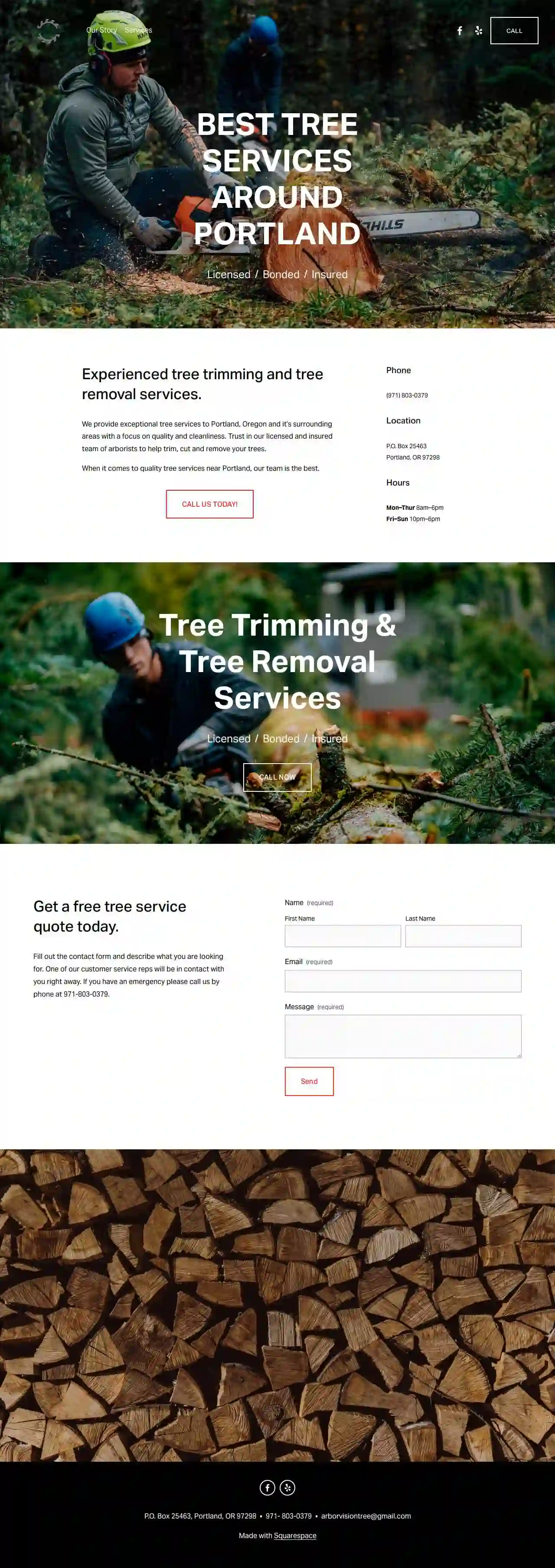 ARBOR VISION TREE SERVICE LLC