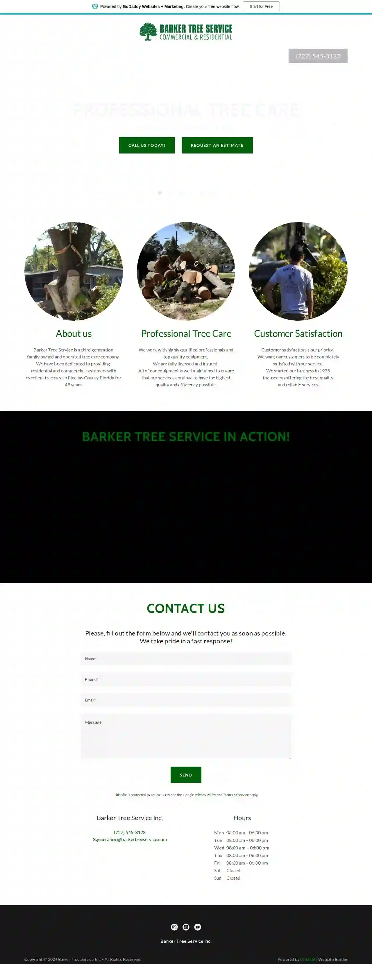 Barker Tree Service, Inc.