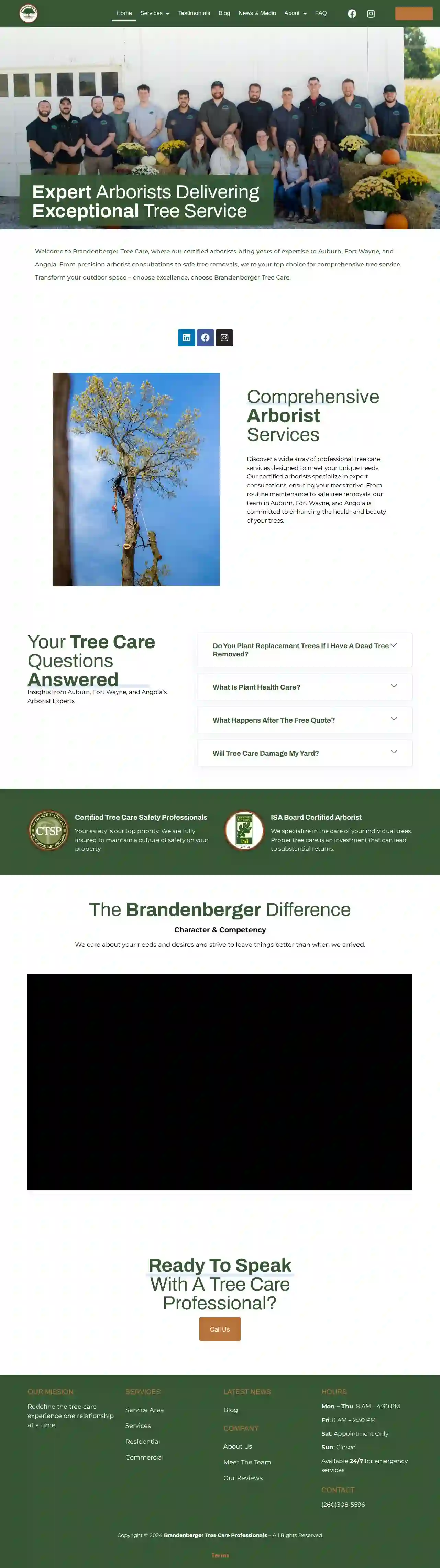 Brandenberger Tree Care Professionals LLC