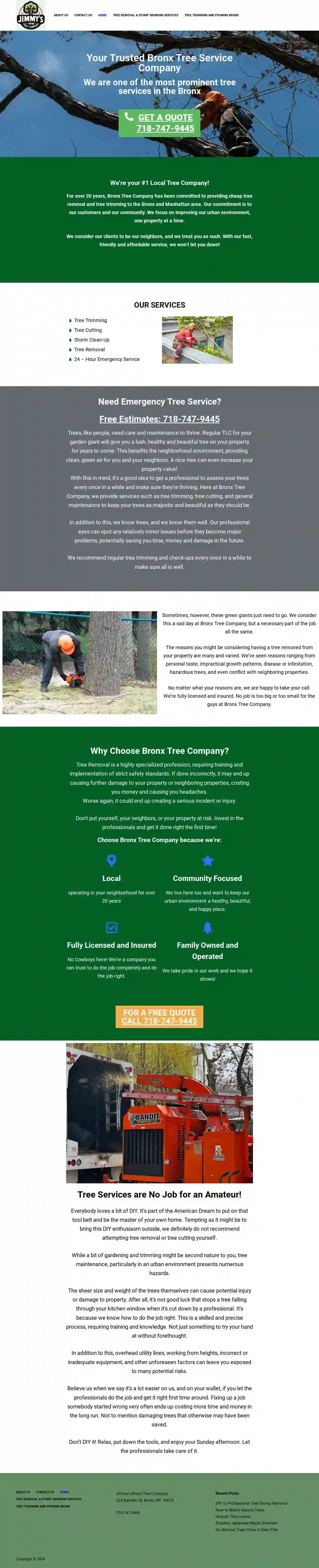 Jimmy's Bronx Tree Company