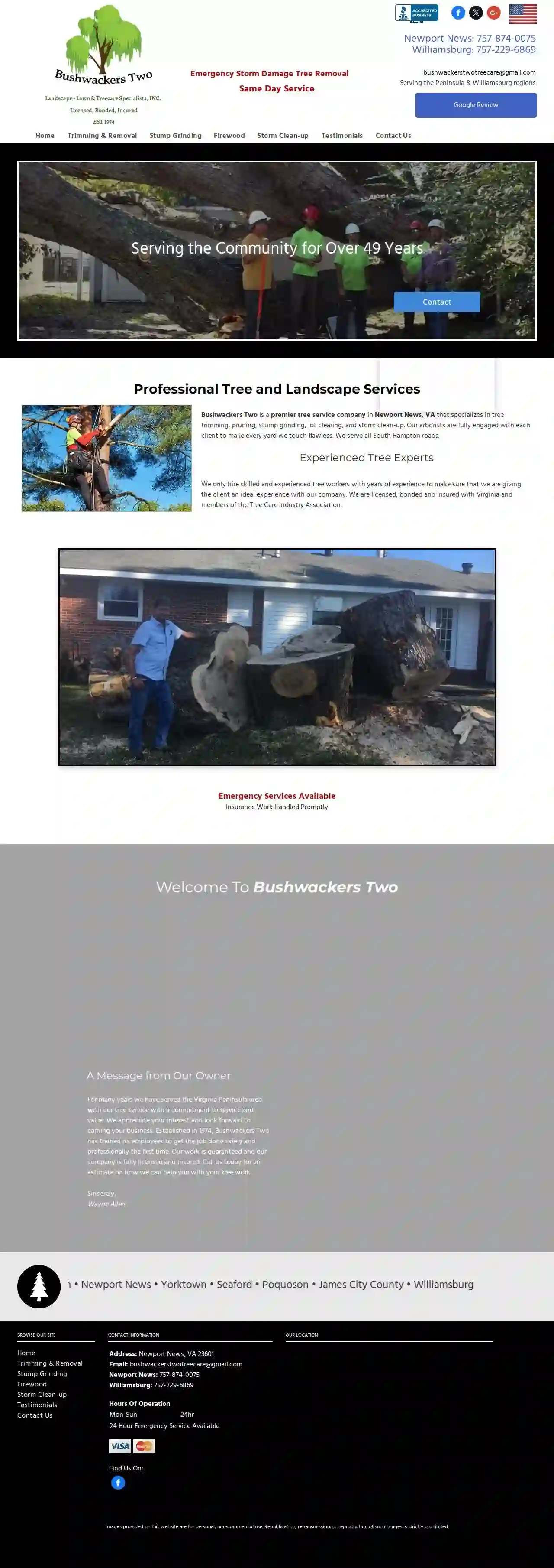 Bushwackers Two Tree Care Specialists, INC