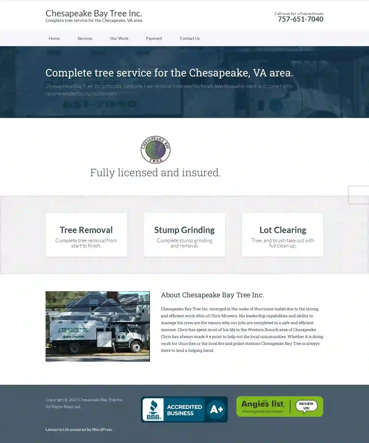 Chesapeake Bay Tree, Inc.