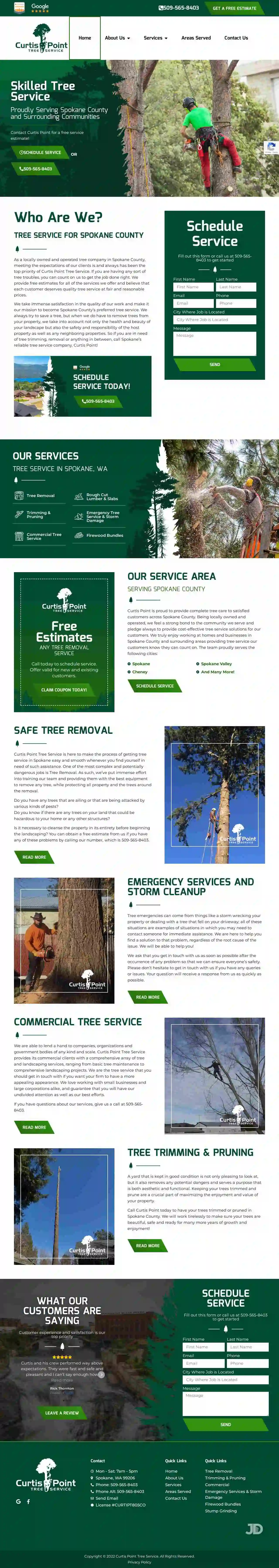 Curtis Point Tree Service