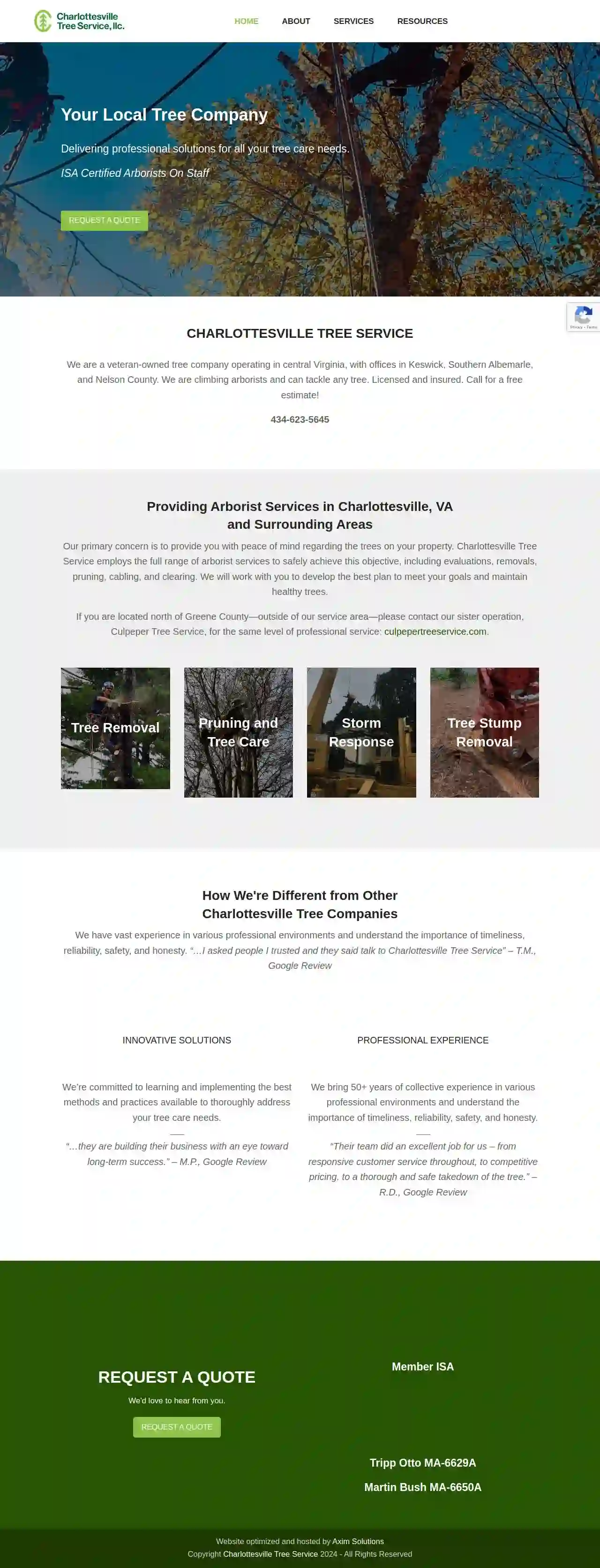 Charlottesville Tree Service, LLC