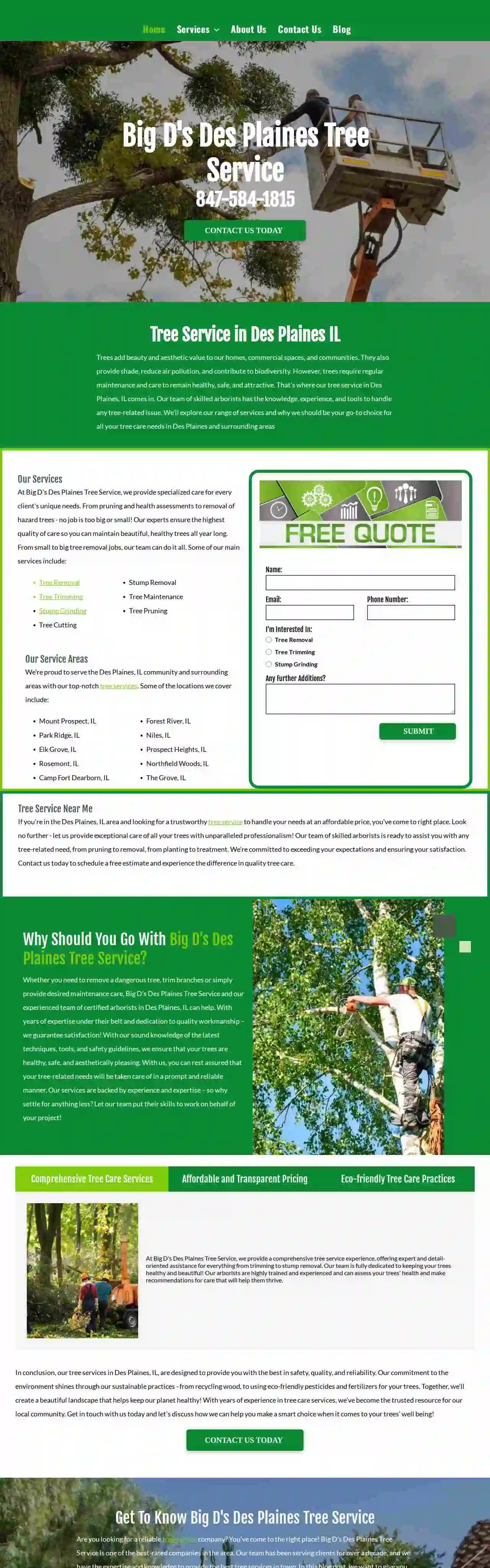 Big D's Des Plaines Tree Service