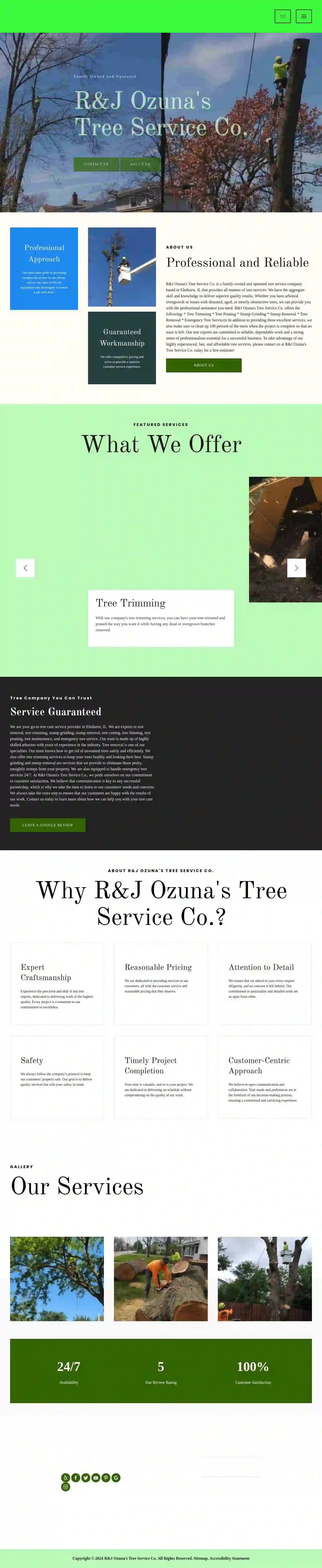 R&J Ozuna's Tree Service Co.