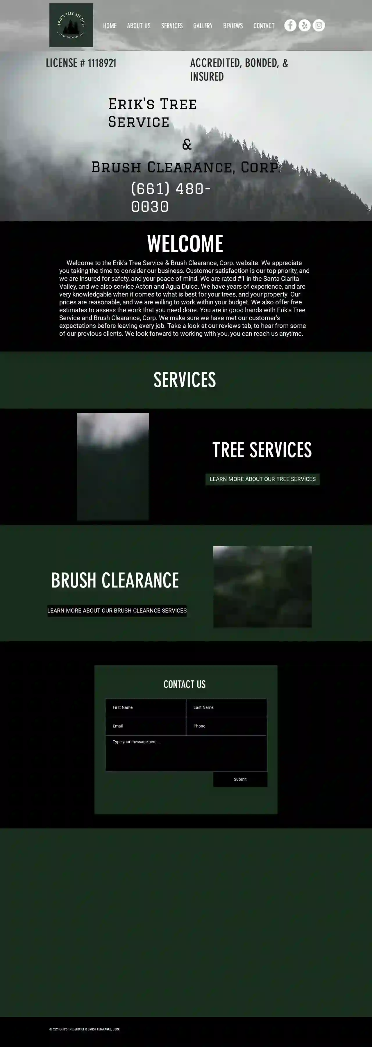 Erik's Tree Service & Brush Clearance