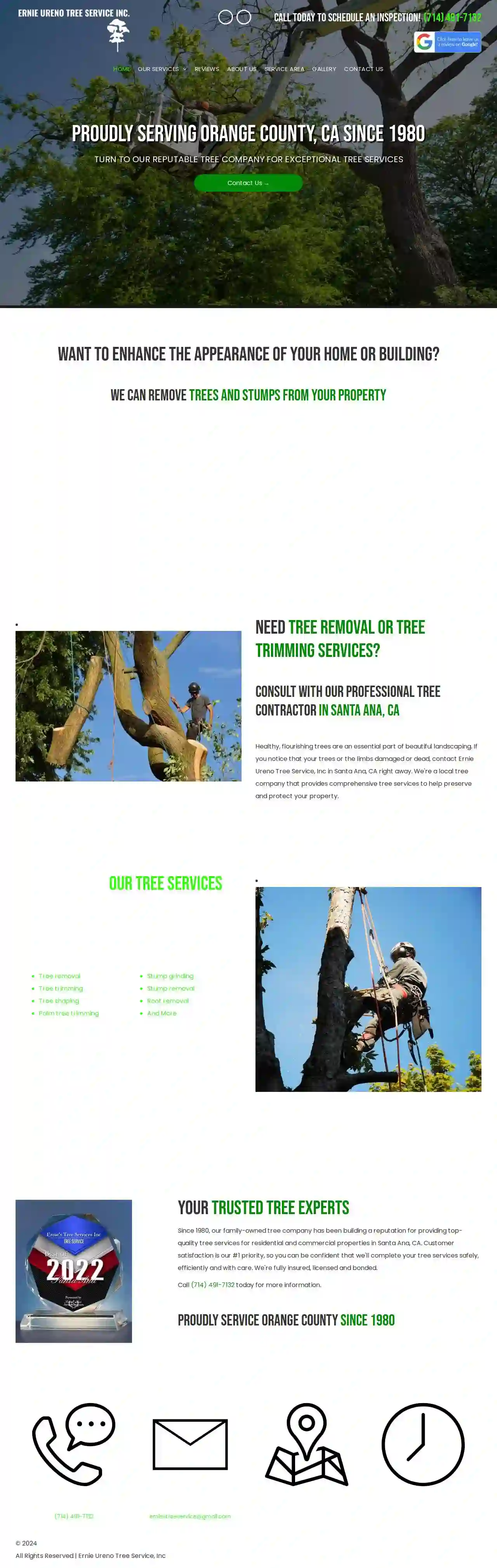 Ernie Ureno Tree Service Inc