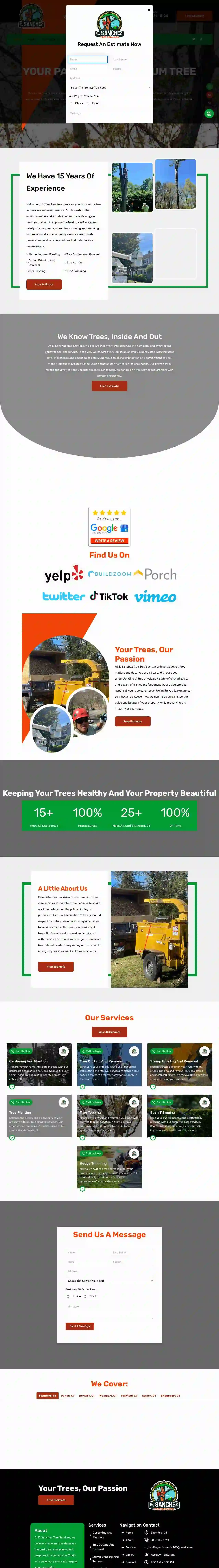 E. Sanchez Tree services