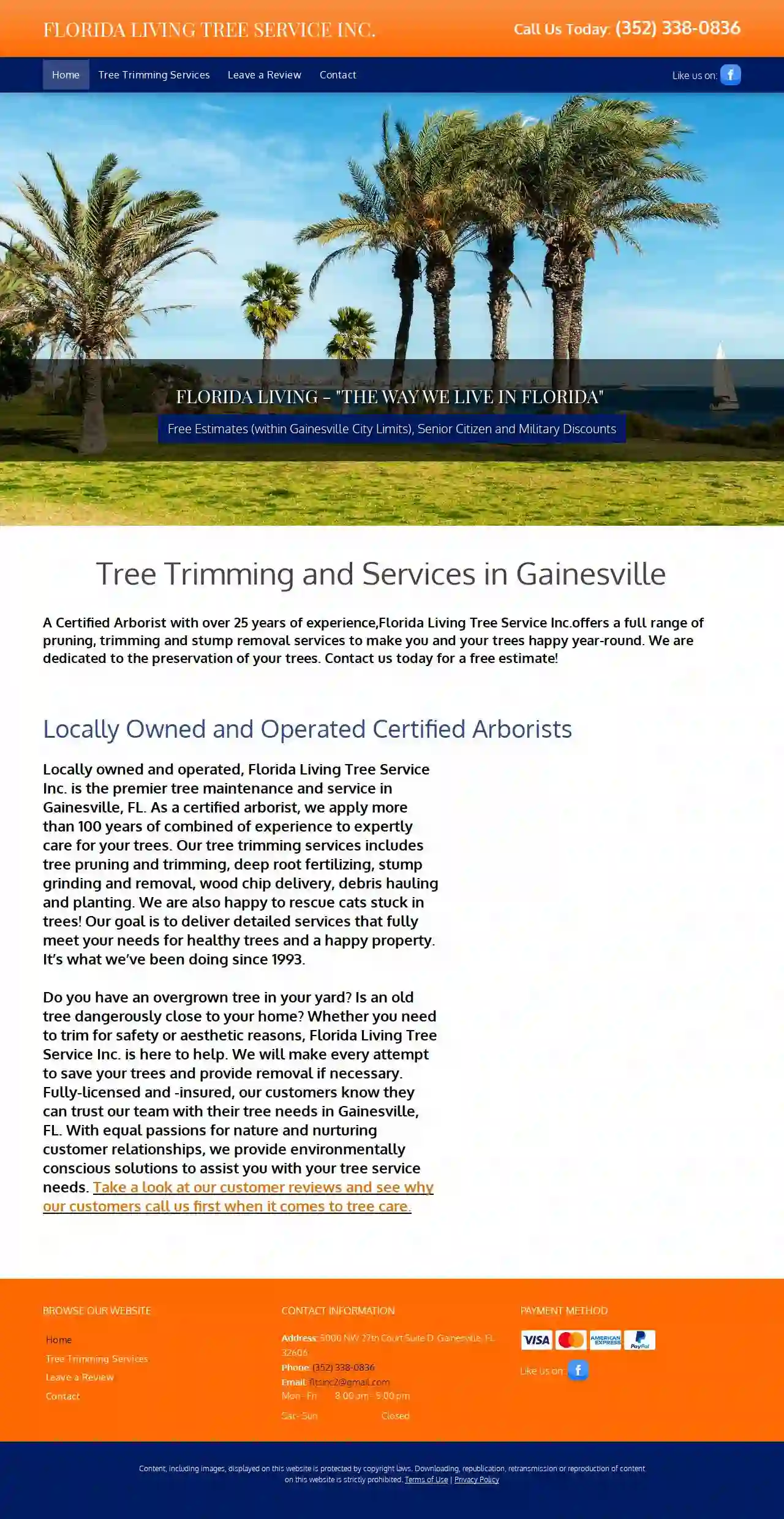 Florida Living Tree Service Inc