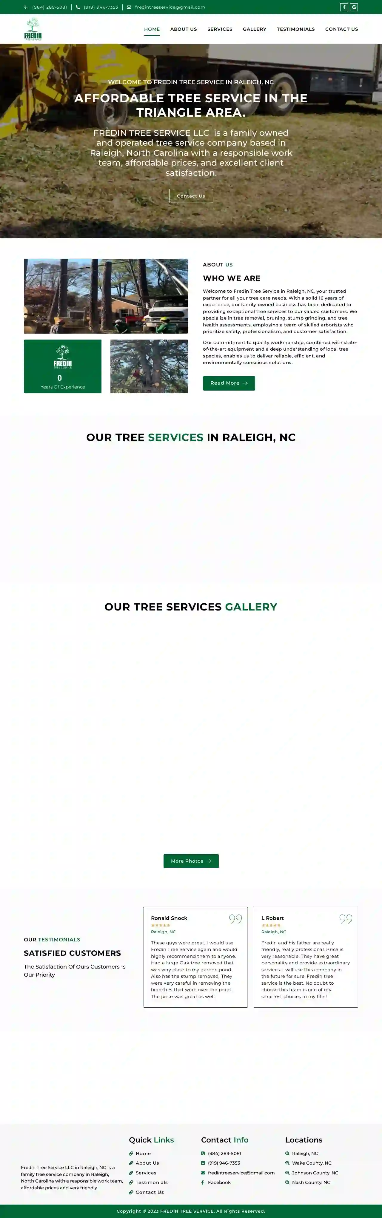 Fredin Tree Service LLC