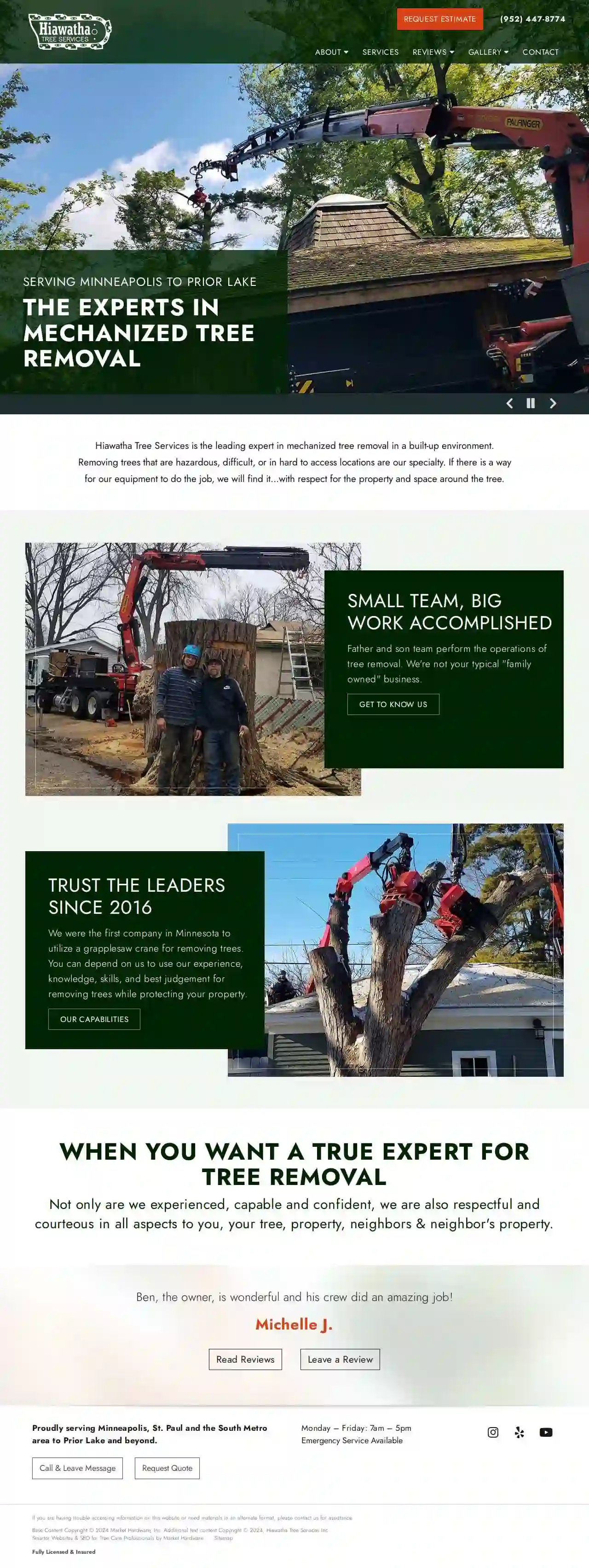 Hiawatha Tree Services