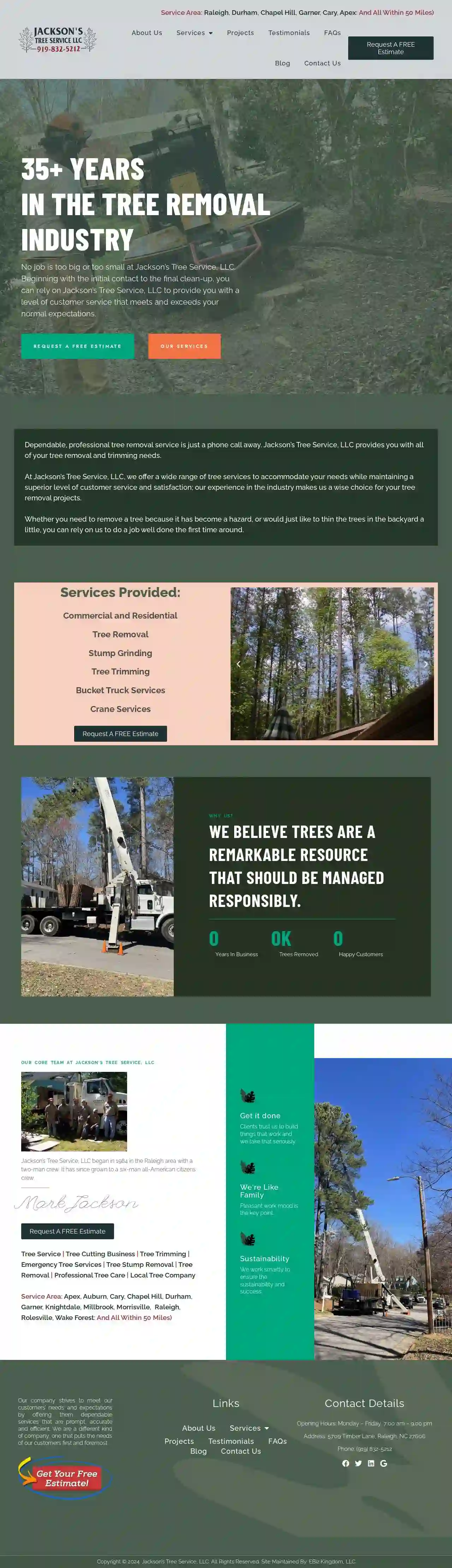 Jackson’s Tree Service, LLC