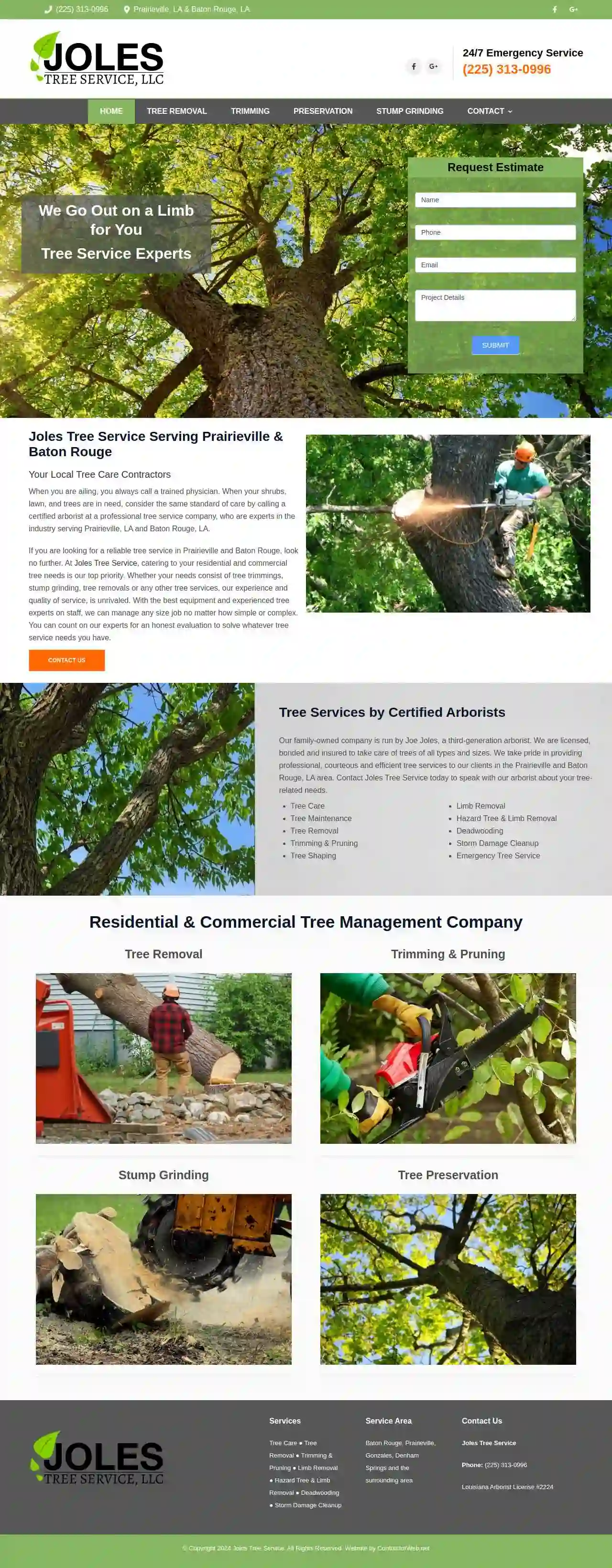 Joles Tree Service, LLC