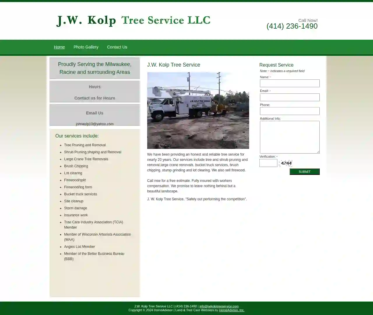 J.W. Kolp Tree Service LLC