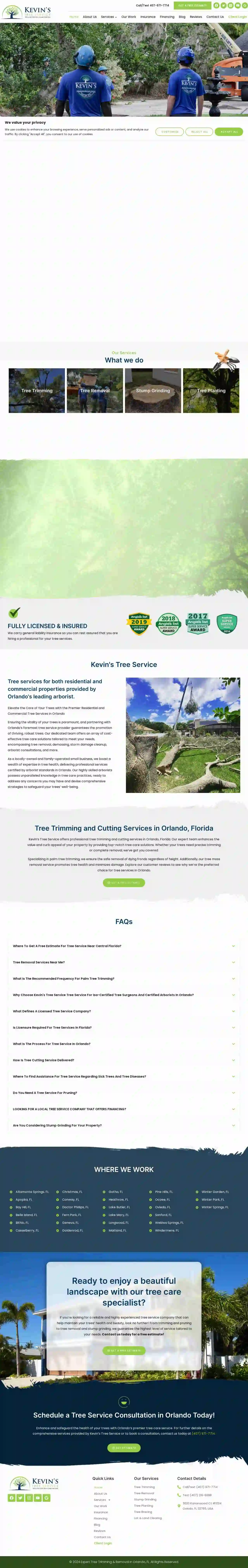 Kevin's Tree Service