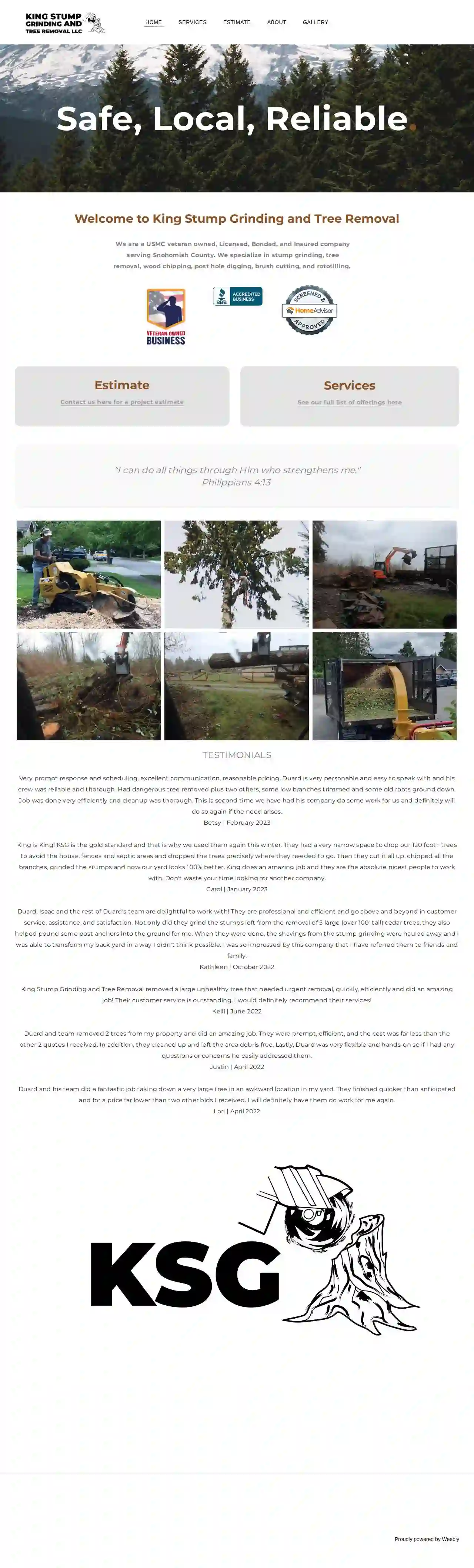 King Stump Grinding and Tree Removal