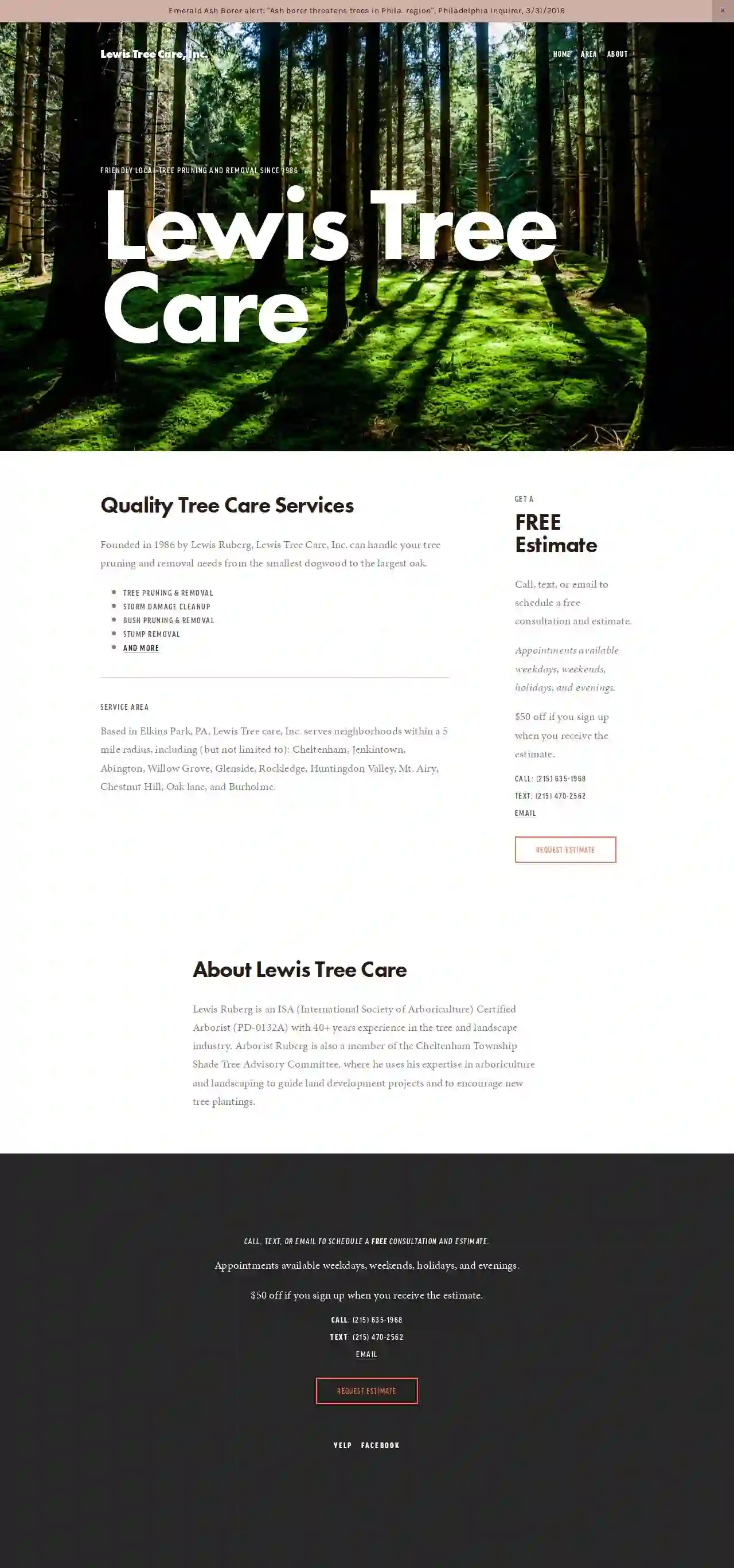 Lewis Tree Care Inc