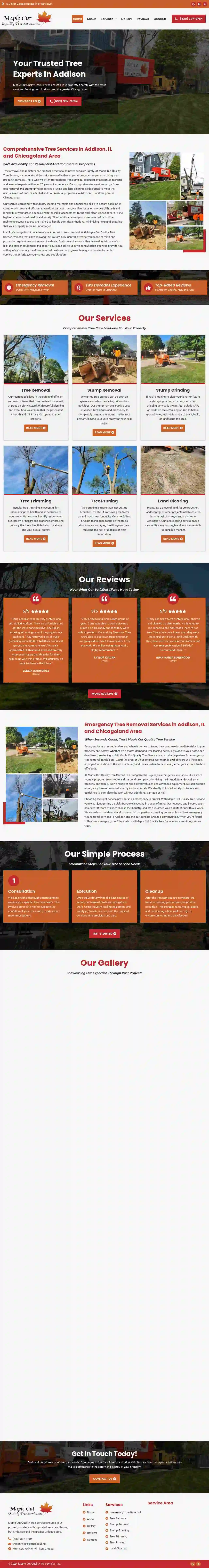 Maple Cut Quality Tree Service, Inc.