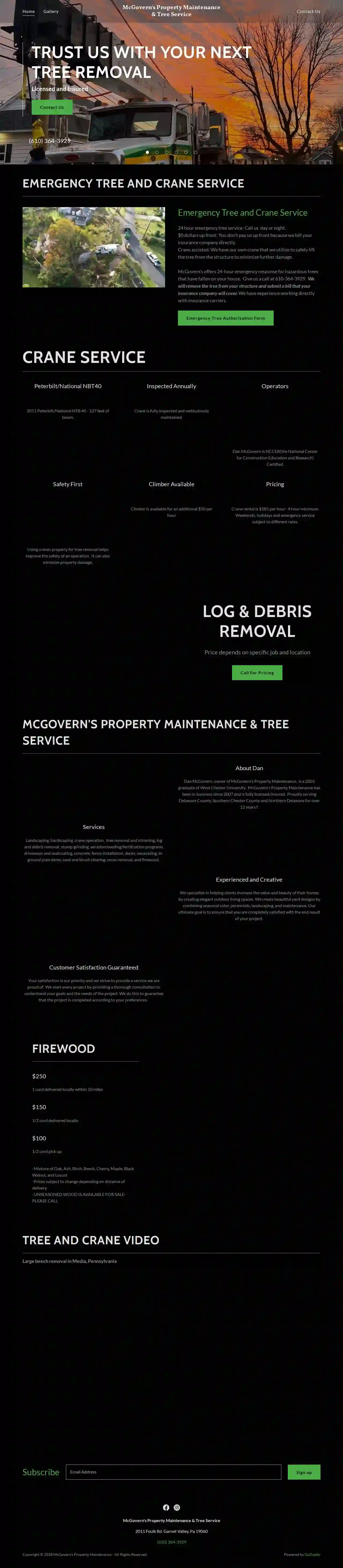 McGovern's Property Maintenance & Tree Service