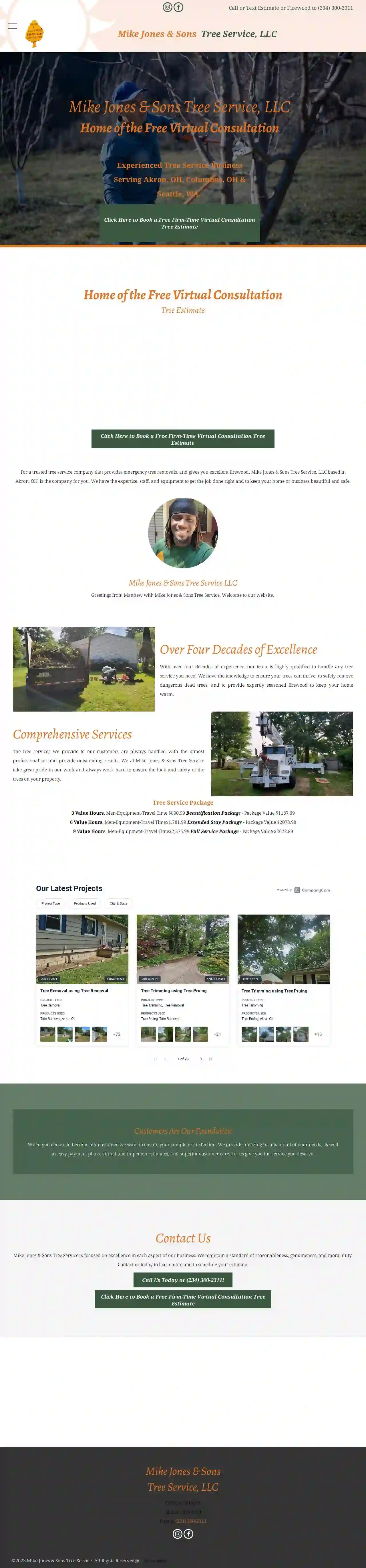 Mike Jones & Sons Tree Service LLC