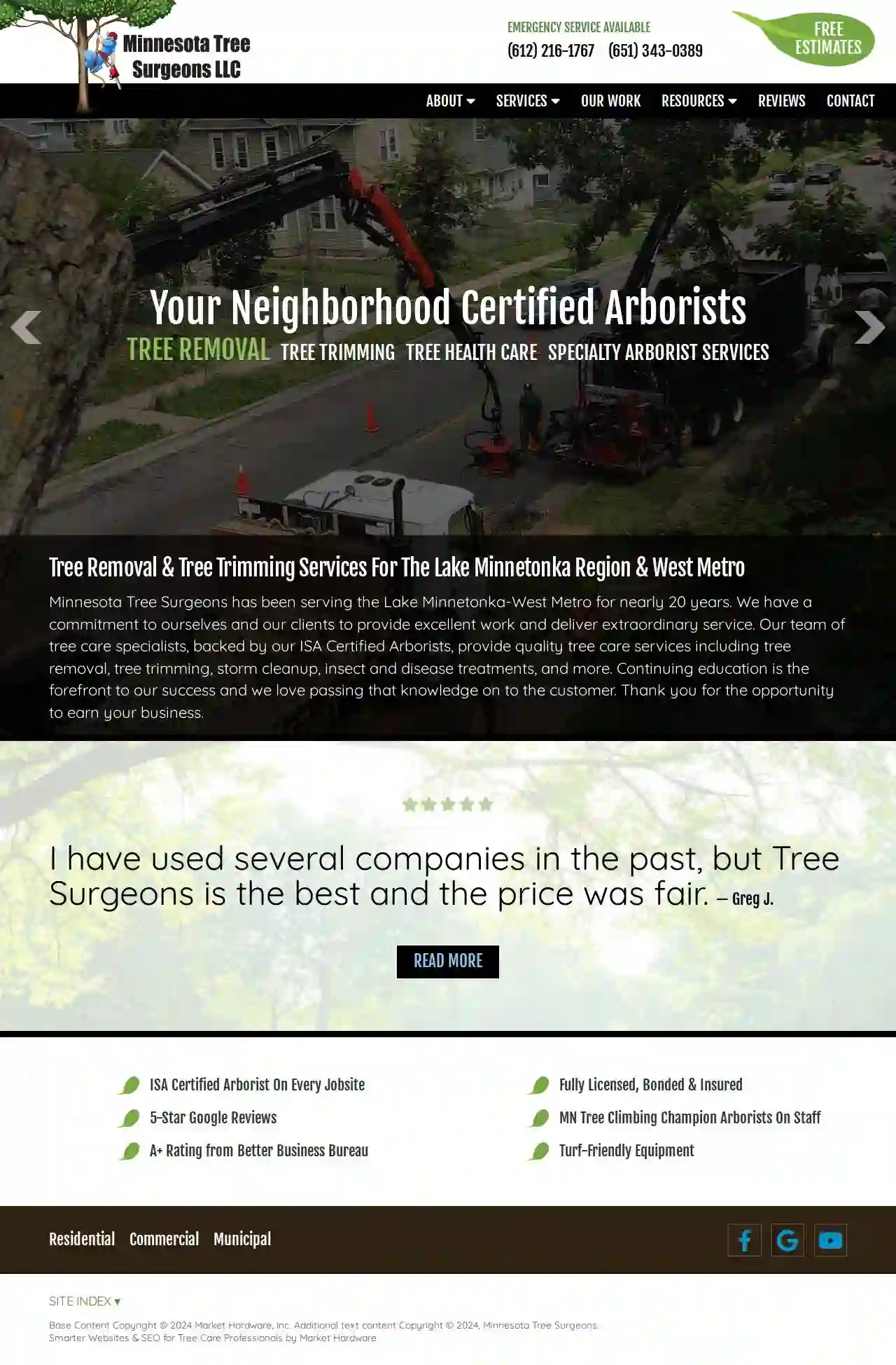 Minnesota Tree Surgeons LLC