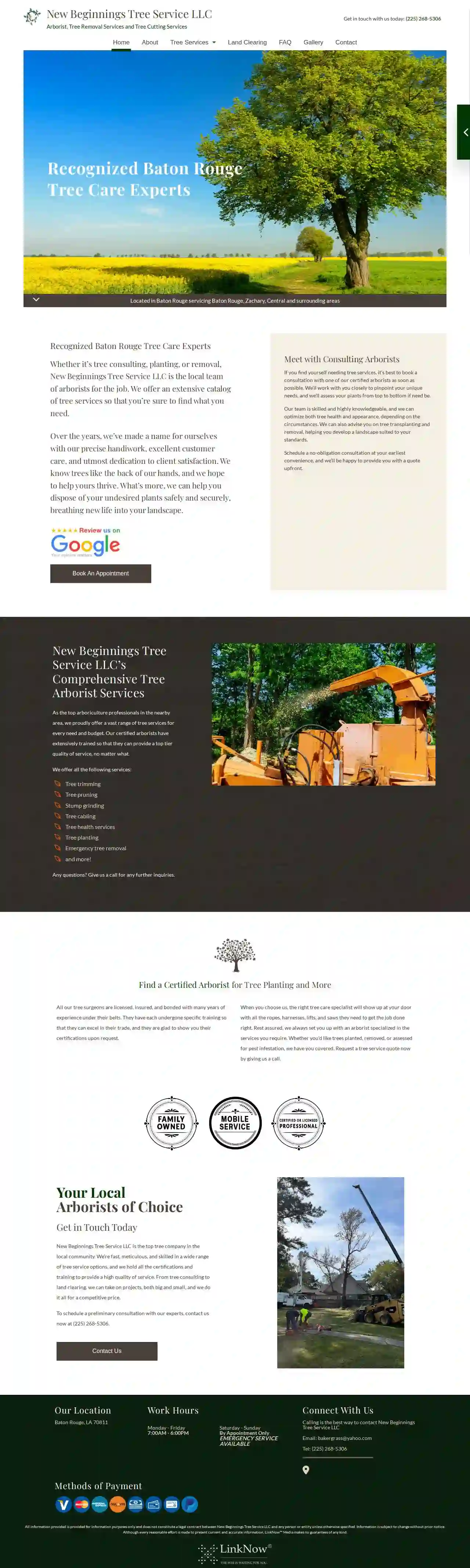 New Beginnings Tree Service LLC