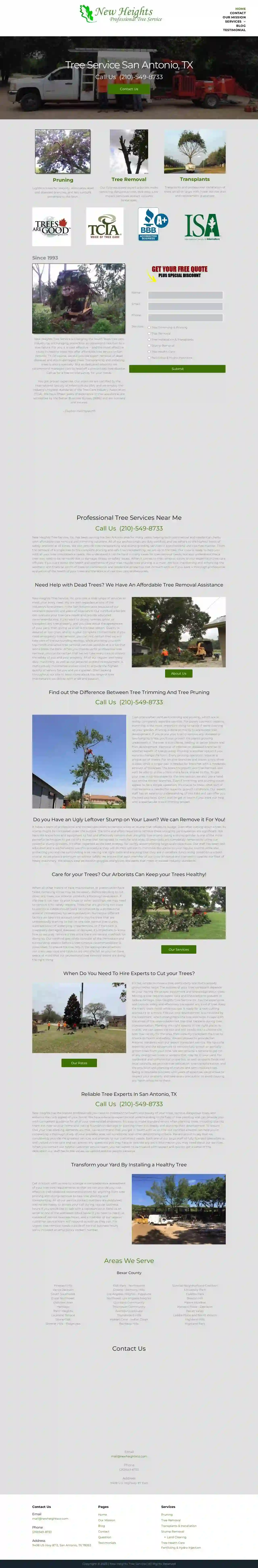 New Heights Tree Service Inc.