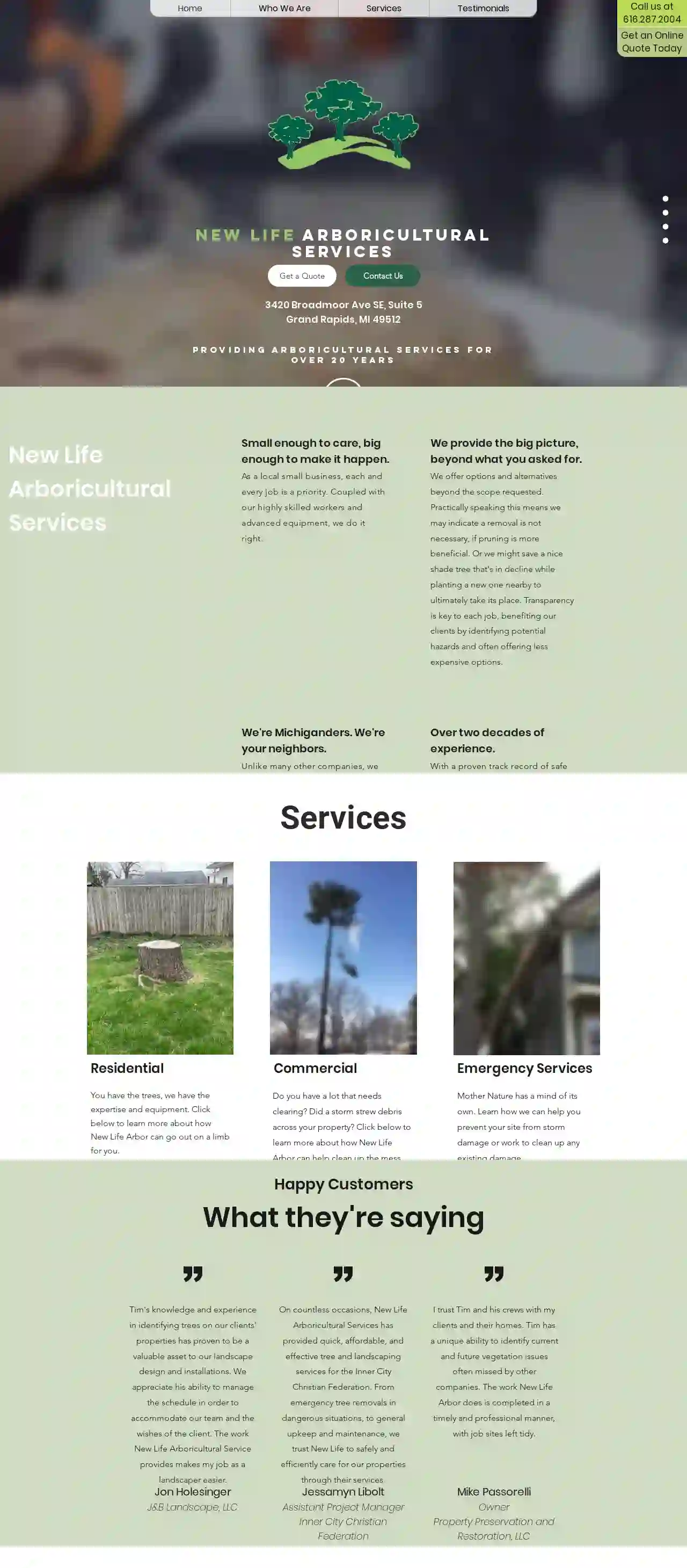 New Life Arboricultural Services