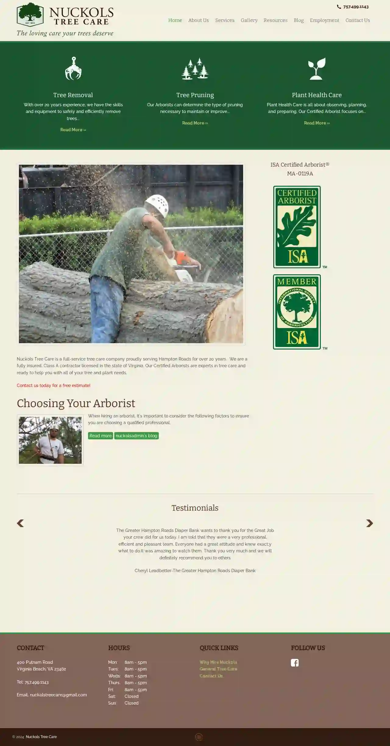 Nuckols Tree Care, Inc