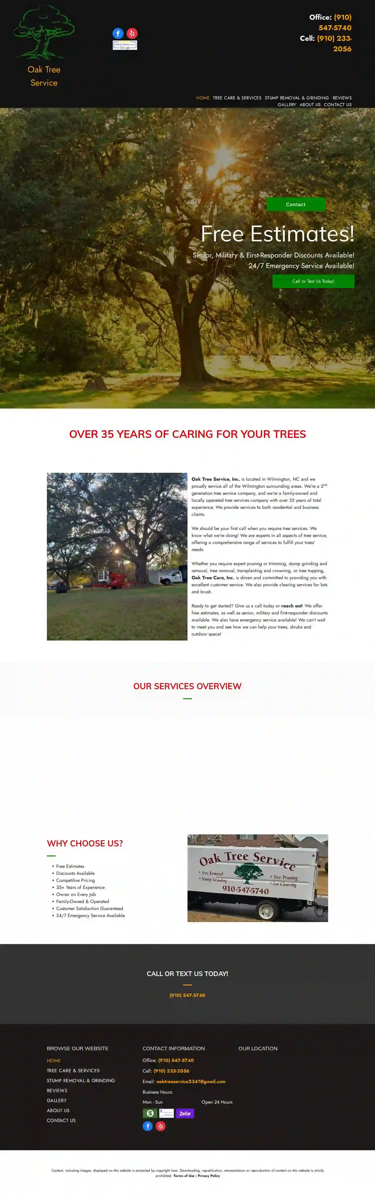 OAK TREE SERVICE