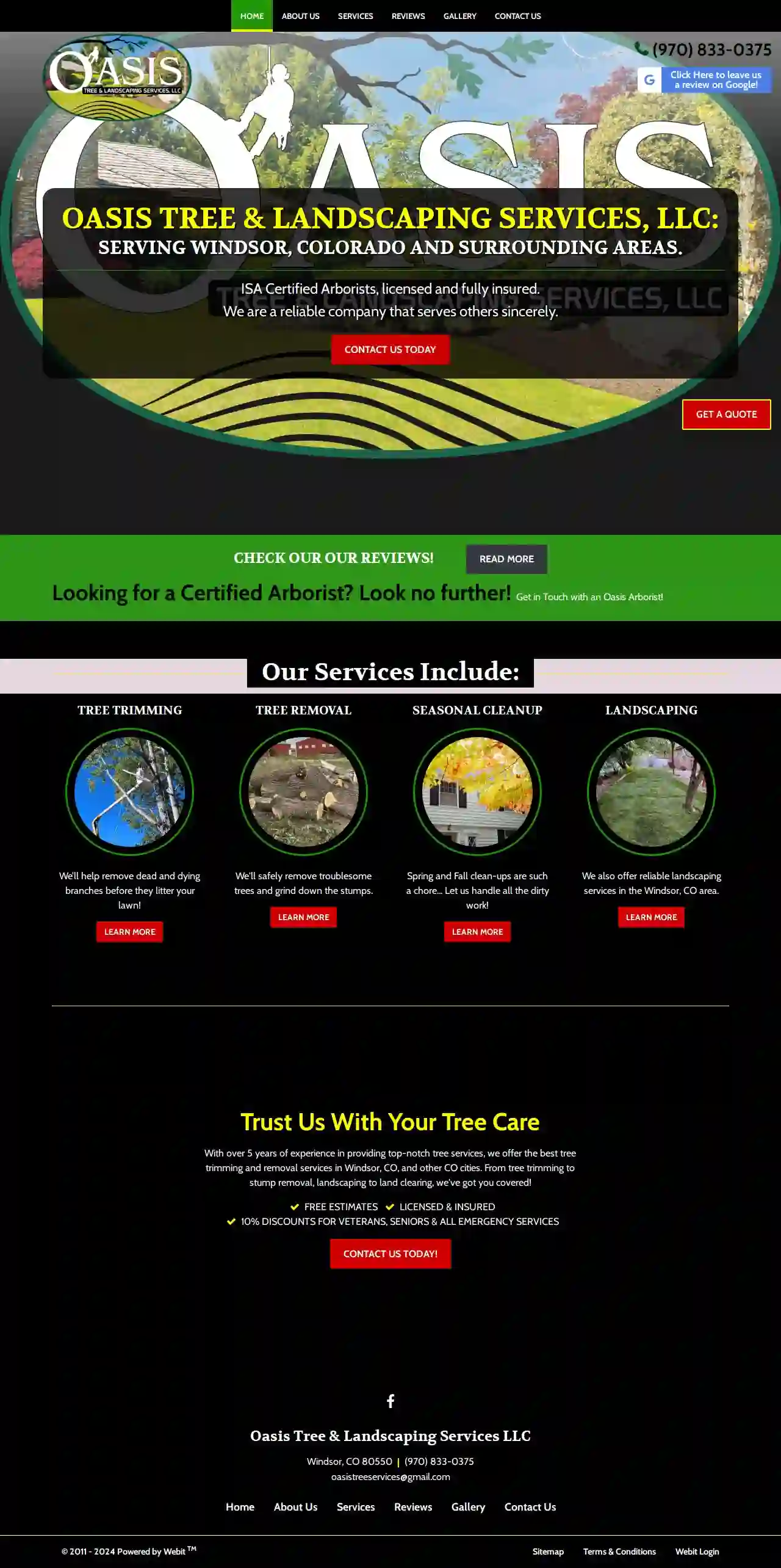 Oasis Tree And Landscaping Services