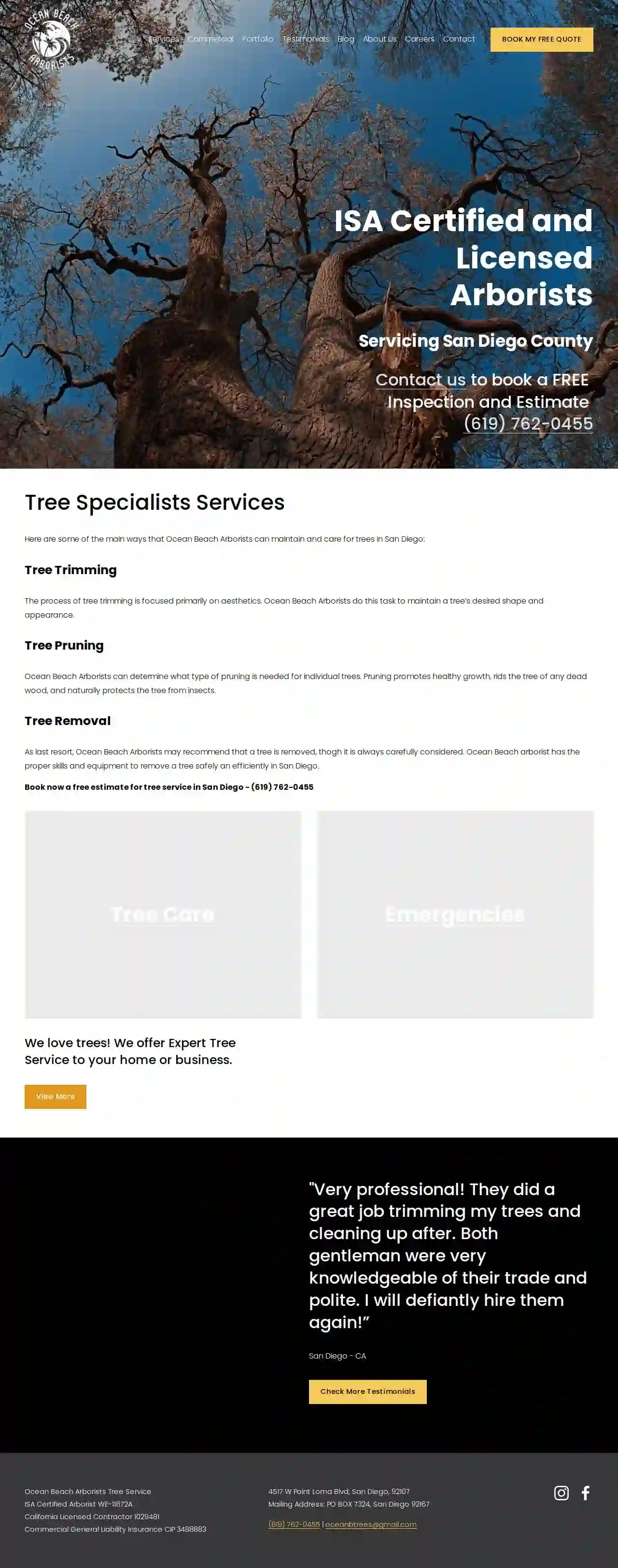 Ocean Beach Arborists