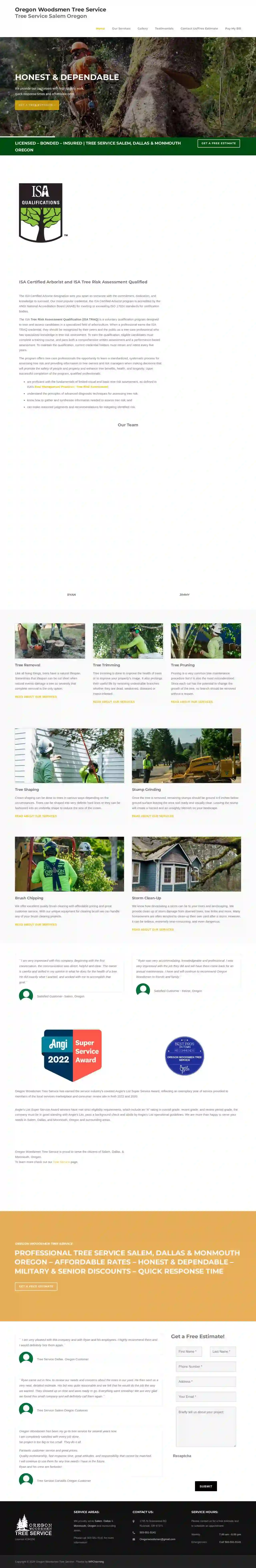 Oregon Woodsmen Tree Service