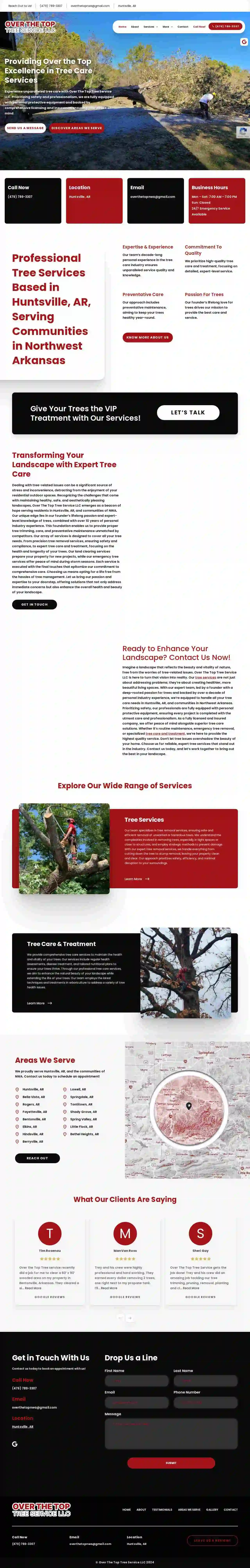 Over The Top Tree Service