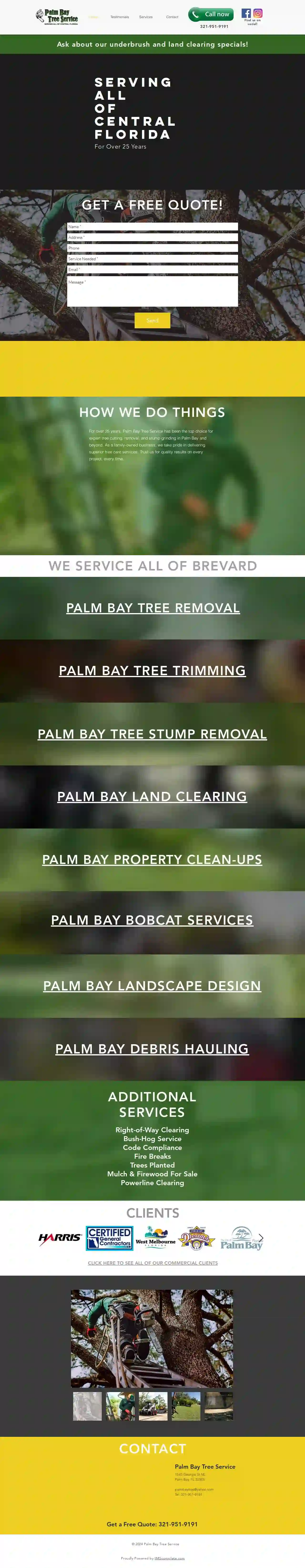 Palm Bay Tree Service Inc