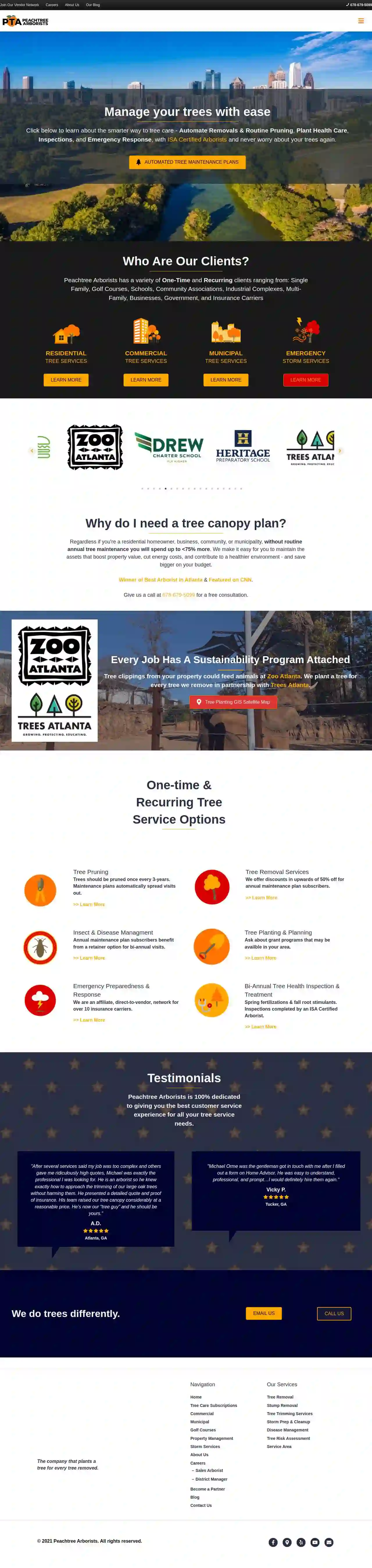 Peachtree Arborists | Tree Service