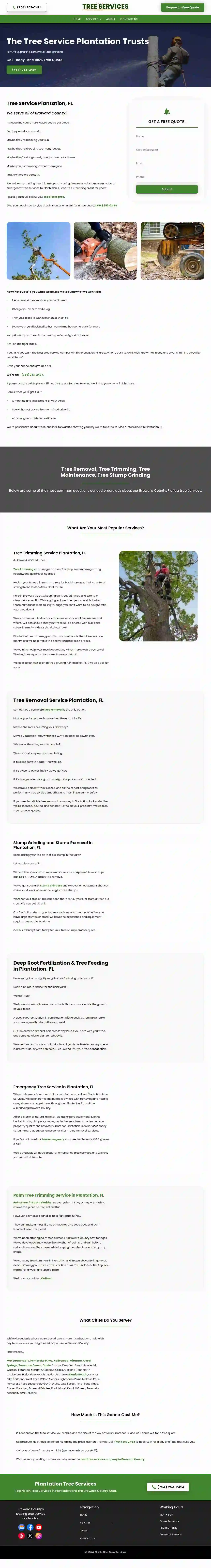 Plantation Tree Services