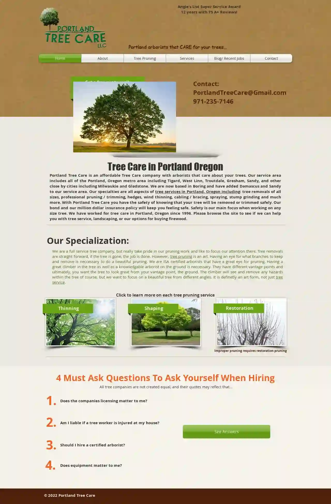 Portland Tree Care LLC