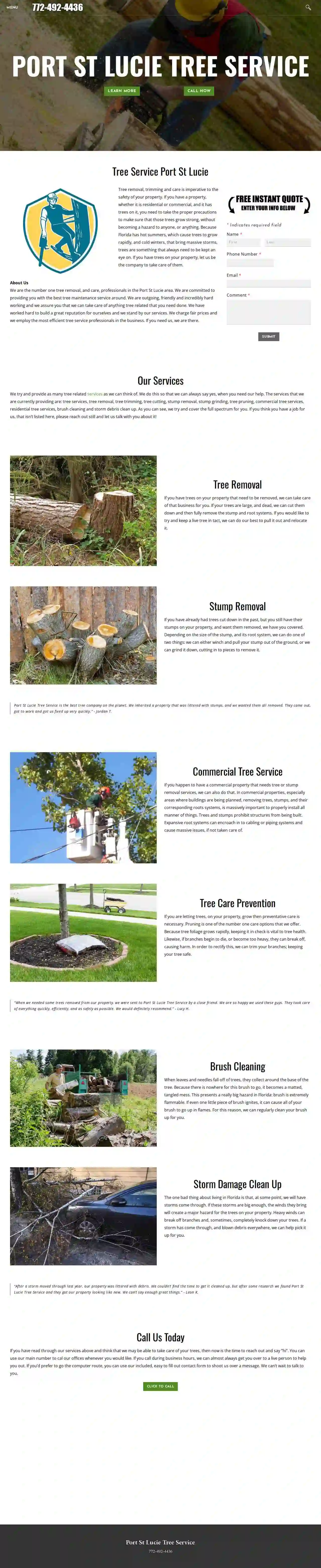 Port St Lucie Tree Service