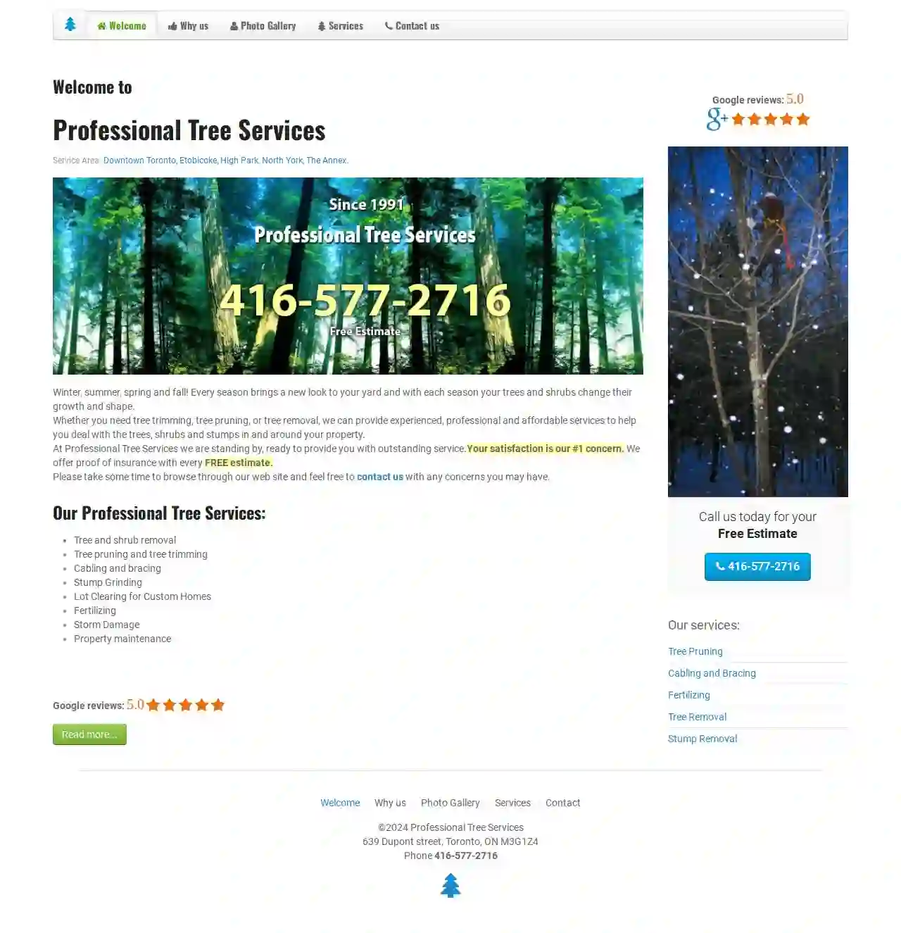 Professional Tree Services