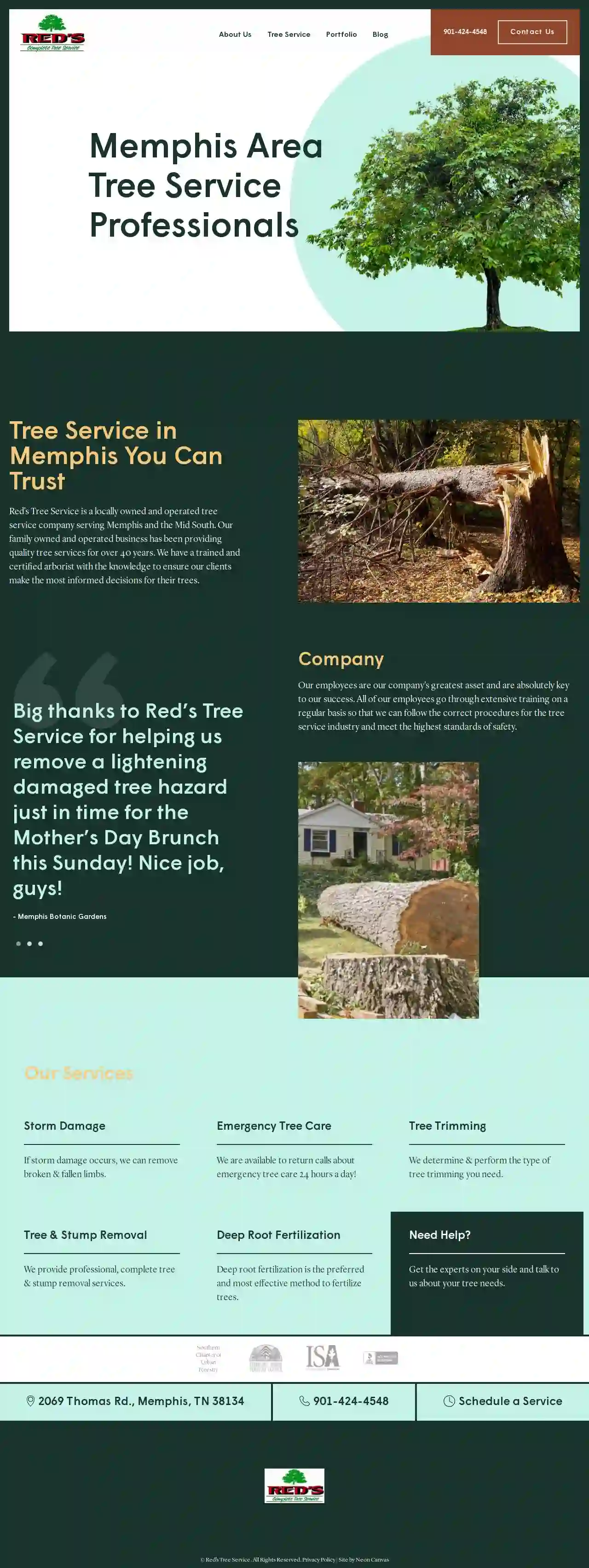 Red's Tree Services & Stump Grinding